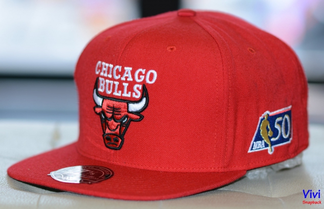 Mitchell & Ness Chicago Bulls NBA 50 Fitted Snapback
