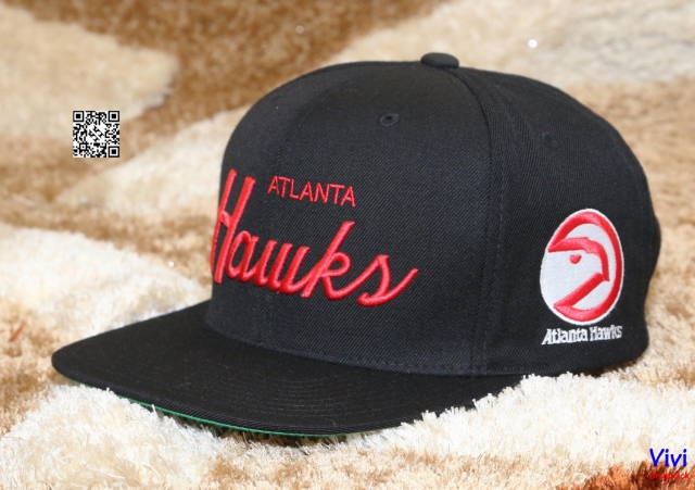 Mitchell & Ness Atlanta Hawks Snapback Black