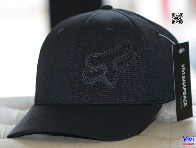 Nón Fox Racing Boys Signature Flexfit Cap Full Black
