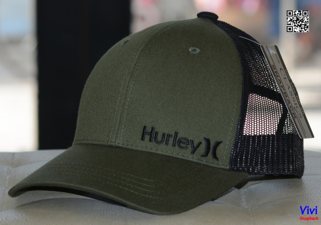 Nón lưới Hurley Icon Corp Trucker Hat Olive