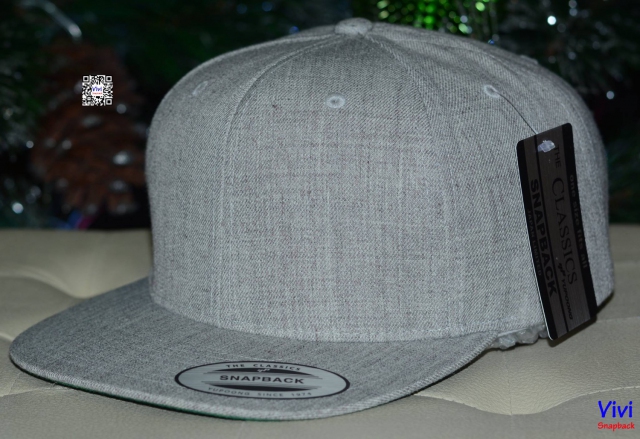 The Classic Yupoong Grey Snapback