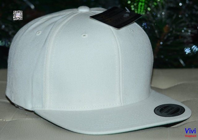 The Classic Yupoong White Snapback