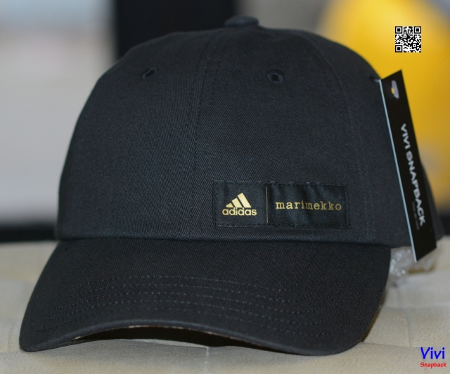 Nón  Adidas Marimekko Cap Black / Halo Blush / Gold Metallic