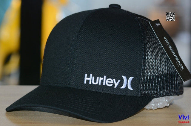 Nón Hurley Corp Staple Trucker Hat Black