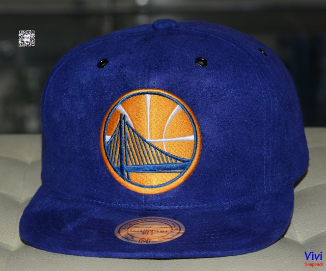 Mitchell & Ness Golden State Warriors Micro Suede Snapback