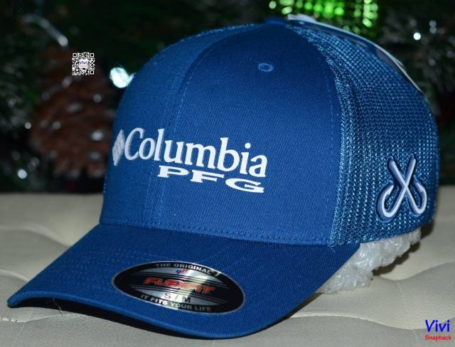 Columbia PFG Mesh Ball Cap - Navy