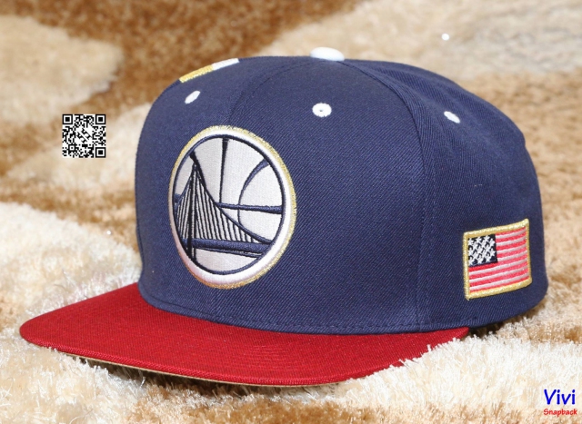 Mitchell & Ness Golden State Warriors Snapback N/Red