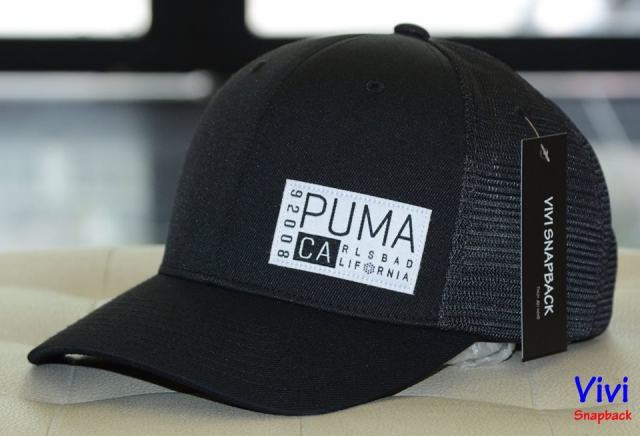 Puma CA Trucker Golf Cap Black