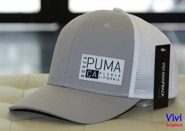 Puma CA Trucker Golf Cap Grey