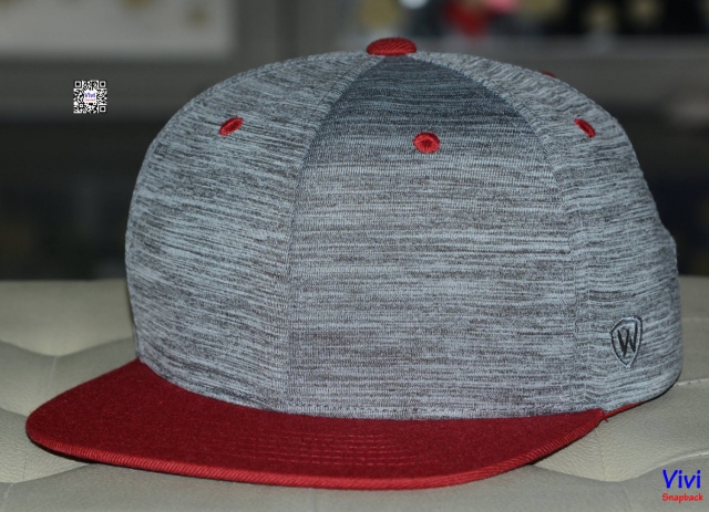 Top of the World 2Tone Gray/ Red Snapback