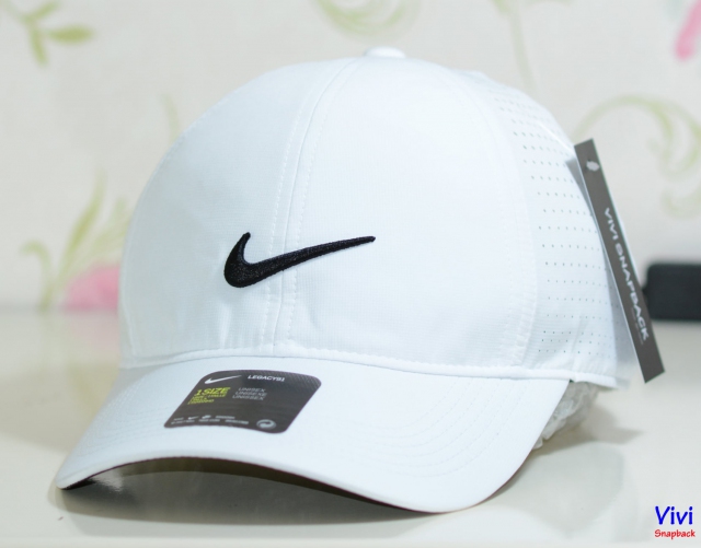 Nón nike trắng Nike Golf Legacy 91 Perforted Adjustable Cap