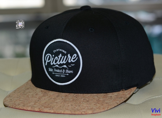 Picture Organic Clothing Powell Black Snapback