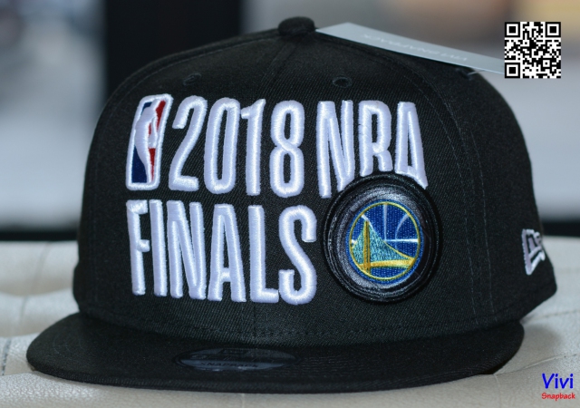 New Era 9FIFTY Snapback _ Golden State Warriors 2018 Eastern Conference Champions Locker Room Adjustable Black Hat