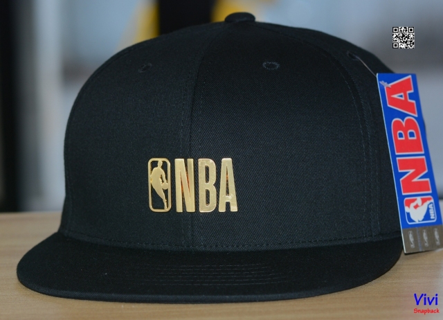 Snapback NBA Metal Logo Full Black ( Style: N235AP612P )