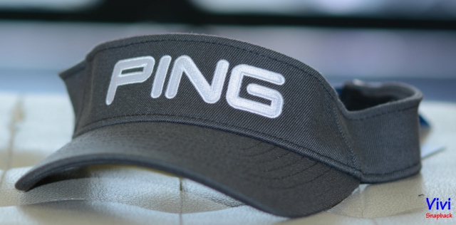 Nón Ping Sensor Coll Sport Visor 110 Golf Cap Grey/White