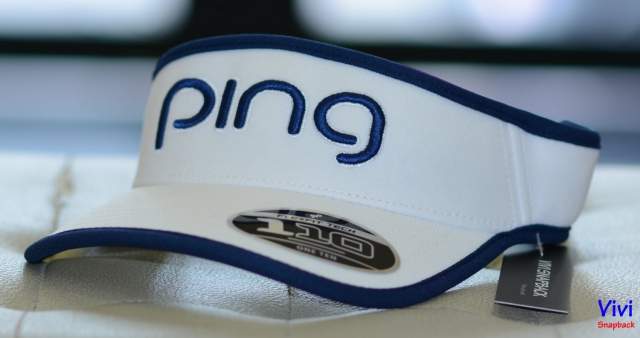 Nón Ping Ladies Tour Visor 110 Golf Cap White/Navy