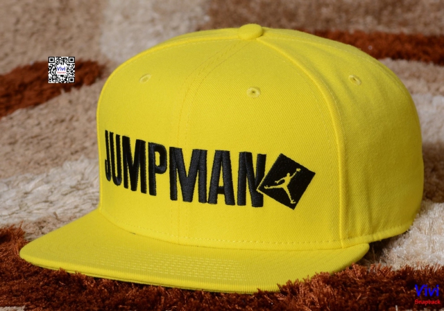Nike Air Jordan Jumpman Script Snapback Yellow