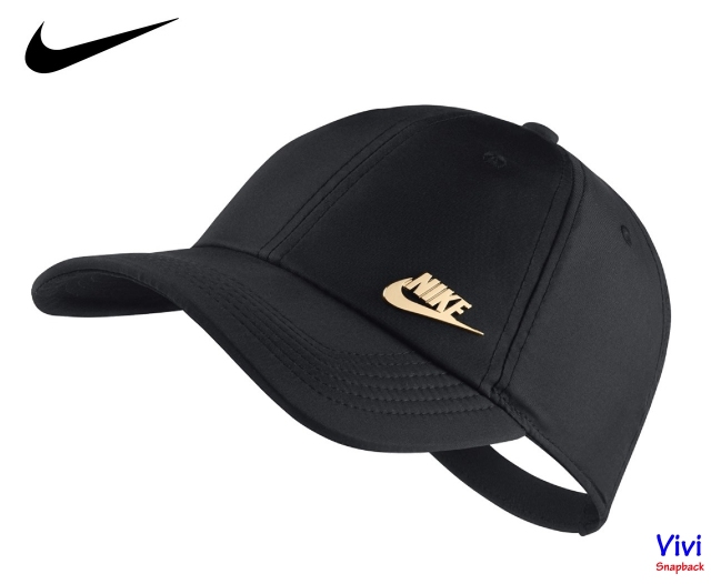 Nón Nike Sportswear Aerobill Heritage 86 Merallic Logo Cap Black