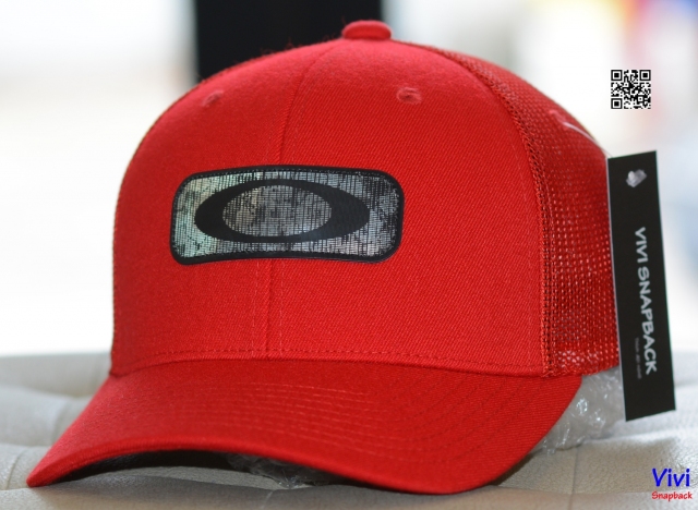 Nón Oakley Elip Originals Patch Flexfit Trucker Cap Red