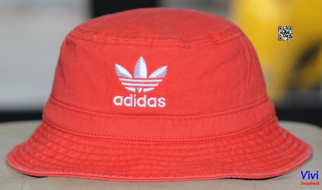 Nón Adidas Originals Washed Bucket Hat Red