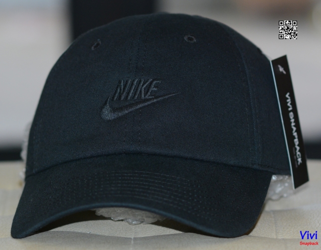 Nón Nike Sportswear Heritage86 Futura Washed Adjustable Hat Full Black
