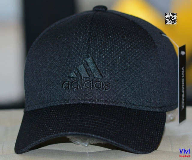 Nón Adidas Men’s Zags II A-Flex Cap Full Black