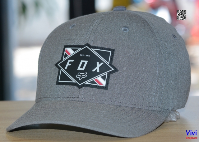 Nón Fox racing Burnt Flexfit Cap Pewter Grey