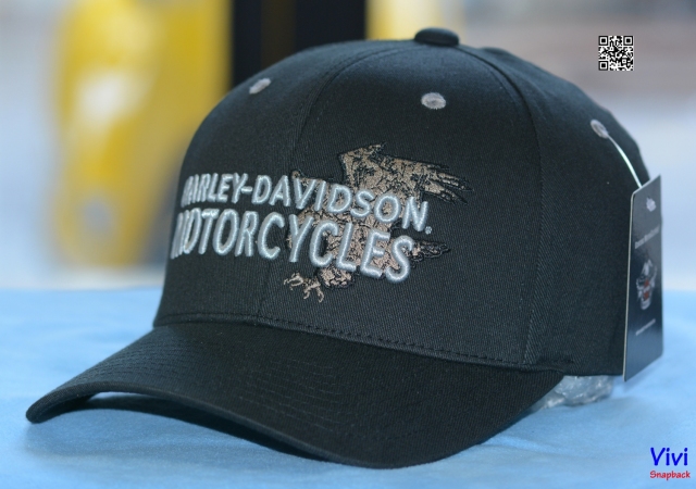 Harley Davidson Motorcycles HD.03 Cap Black