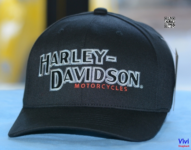 Nón Harley Davidson Men's Performance Iconic Cap with Delta Technology Cap Black
